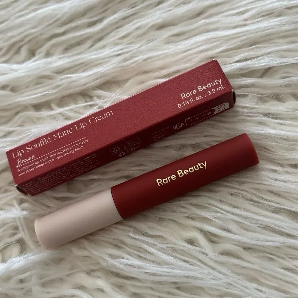 Rare Beauty by Selena Gomez Lip Souffle Matte Cream Lipstick Brave